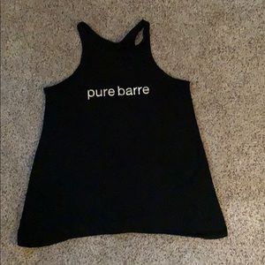 Onzie for Pure Barre black workout tank OS